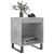 Noptiere, 2 buc., gri beton, 40x35x50 cm, lemn compozit GartenMobel Dekor