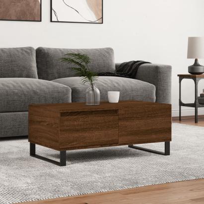 Măsuță de cafea, stejar maro, 90x50x36,5 cm, lemn prelucrat GartenMobel Dekor