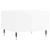 Mese de cafea 2 buc. alb extralucios 50x46x35 cm lemn compozit GartenMobel Dekor