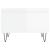 Mese de cafea 2 buc. alb extralucios 50x46x35 cm lemn compozit GartenMobel Dekor