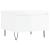 Mese de cafea 2 buc. alb extralucios 50x46x35 cm lemn compozit GartenMobel Dekor