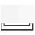 Mese de cafea 2 buc. alb extralucios 50x46x35 cm lemn compozit GartenMobel Dekor