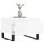 Mese de cafea 2 buc. alb extralucios 50x46x35 cm lemn compozit GartenMobel Dekor
