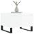 Mese de cafea 2 buc. alb extralucios 50x46x35 cm lemn compozit GartenMobel Dekor