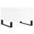 Mese de cafea 2 buc. alb extralucios 50x46x35 cm lemn compozit GartenMobel Dekor
