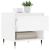 Mese de cafea 2 buc. alb extralucios 50x46x50 cm lemn compozit GartenMobel Dekor