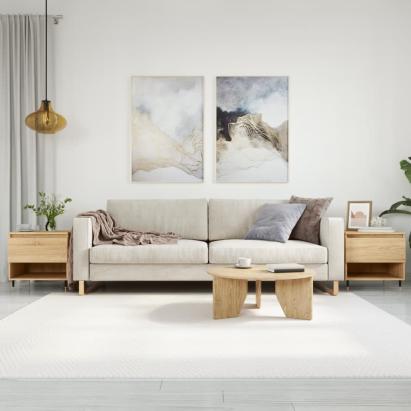 Mese de cafea 2 buc. stejar sonoma 50x46x50 cm lemn compozit GartenMobel Dekor