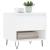 Mese de cafea 2 buc. alb extralucios 50x46x50 cm lemn compozit GartenMobel Dekor