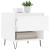 Mese de cafea 2 buc. alb extralucios 50x46x50 cm lemn compozit GartenMobel Dekor