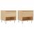 Mese de cafea 2 buc. stejar sonoma 50x46x50 cm lemn compozit GartenMobel Dekor
