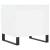 Mese de cafea 2 buc. alb extralucios 50x46x50 cm lemn compozit GartenMobel Dekor