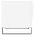 Mese de cafea 2 buc. alb extralucios 50x46x50 cm lemn compozit GartenMobel Dekor