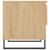 Mese de cafea 2 buc. stejar sonoma 50x46x50 cm lemn compozit GartenMobel Dekor