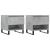 Mese de cafea, 2 buc., gri beton, 50x46x50 cm, lemn compozit GartenMobel Dekor