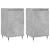 Servante, 2 buc., gri beton, 40x35x70 cm, lemn prelucrat GartenMobel Dekor