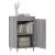 Servante, 2 buc., gri sonoma, 40x35x70 cm, lemn prelucrat GartenMobel Dekor