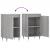 Servante, 2 buc., gri sonoma, 40x35x70 cm, lemn prelucrat GartenMobel Dekor