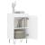 Servante, 2 buc., alb, 40x35x70 cm, lemn prelucrat GartenMobel Dekor