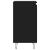 Servante, 2 buc., negru, 40x35x70 cm, lemn prelucrat GartenMobel Dekor