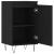Servante, 2 buc., negru, 40x35x70 cm, lemn prelucrat GartenMobel Dekor