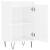 Servante, 2 buc., alb extralucios, 40x35x70 cm, lemn prelucrat GartenMobel Dekor