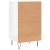 Servante, 2 buc., alb extralucios, 40x35x70 cm, lemn prelucrat GartenMobel Dekor