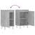 Servante, 2 buc., gri beton, 40x35x70 cm, lemn prelucrat GartenMobel Dekor
