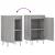 Servante, 2 buc., gri sonoma, 40x35x70 cm, lemn prelucrat GartenMobel Dekor