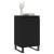 Servante, 2 buc., negru, 40x35x70 cm, lemn prelucrat GartenMobel Dekor