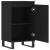 Servante, 2 buc., negru, 40x35x70 cm, lemn prelucrat GartenMobel Dekor