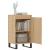 Servante, 2 buc., stejar sonoma, 40x35x70 cm, lemn prelucrat GartenMobel Dekor