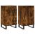 Servante, 2 buc., stejar fumuriu, 40x35x70 cm, lemn prelucrat GartenMobel Dekor