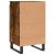Servante, 2 buc., stejar fumuriu, 40x35x70 cm, lemn prelucrat GartenMobel Dekor