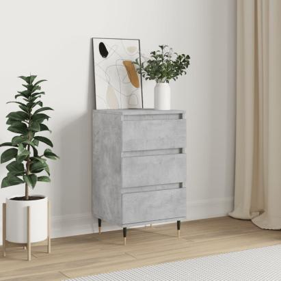 Servantă, gri beton, 40x35x70 cm, lemn prelucrat GartenMobel Dekor