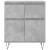 Servantă, gri beton, 60x35x70 cm, lemn prelucrat GartenMobel Dekor