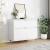 Servante, 2 buc., alb, 40x35x70 cm, lemn prelucrat GartenMobel Dekor