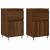 Servante, 2 buc., stejar maro, 40x35x70 cm, lemn prelucrat GartenMobel Dekor