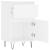 Servante, 2 buc., alb, 40x35x70 cm, lemn prelucrat GartenMobel Dekor
