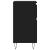 Servante, 2 buc., negru, 40x35x70 cm, lemn prelucrat GartenMobel Dekor