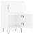 Servante, 2 buc., alb extralucios, 40x35x70 cm, lemn prelucrat GartenMobel Dekor