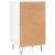 Servante, 2 buc., alb extralucios, 40x35x70 cm, lemn prelucrat GartenMobel Dekor