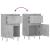 Servante, 2 buc., gri beton, 40x35x70 cm, lemn prelucrat GartenMobel Dekor