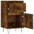 Servante, 2 buc., stejar fumuriu, 40x35x70 cm, lemn prelucrat GartenMobel Dekor