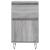 Servante, 2 buc., gri sonoma, 40x35x70 cm, lemn prelucrat GartenMobel Dekor