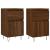Servante, 2 buc., stejar maro, 40x35x70 cm, lemn prelucrat GartenMobel Dekor