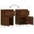 Servante, 2 buc., stejar maro, 40x35x70 cm, lemn prelucrat GartenMobel Dekor