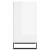 Servante, 2 buc., alb extralucios, 40x35x70 cm, lemn prelucrat GartenMobel Dekor