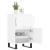 Servante, 2 buc., alb extralucios, 40x35x70 cm, lemn prelucrat GartenMobel Dekor