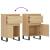 Servante, 2 buc., stejar sonoma, 40x35x70 cm, lemn prelucrat GartenMobel Dekor