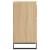 Servante, 2 buc., stejar sonoma, 40x35x70 cm, lemn prelucrat GartenMobel Dekor